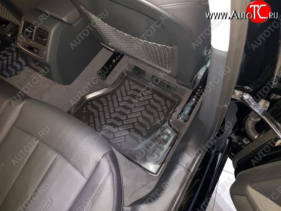 2 599 р. Комплект ковриков в салон Aileron 3D (с подпятником)  Audi A5  F5 (2016-2020)  с доставкой в г. Калуга