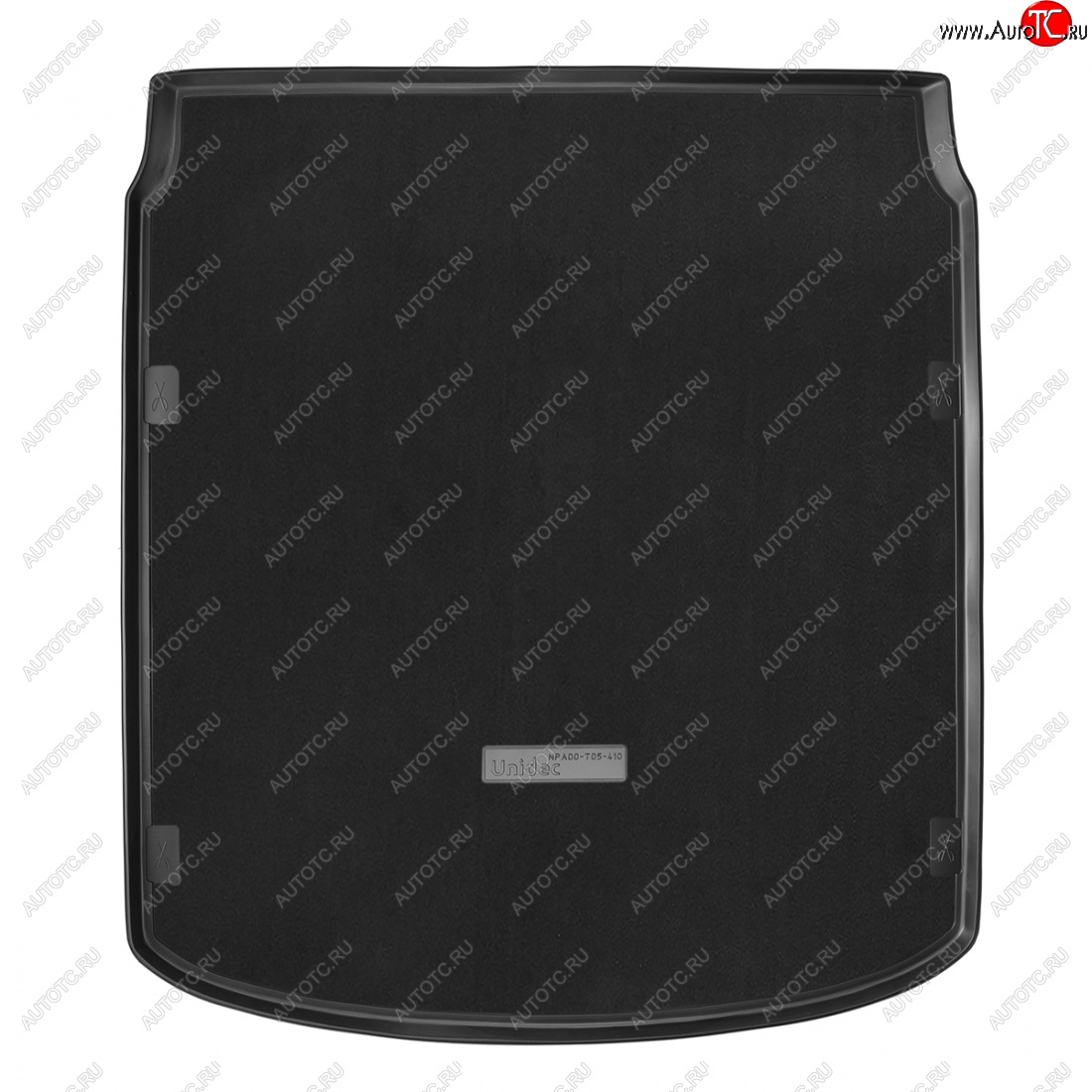3 099 р. Коврик багажника (комбинированый) Norplast Unidec  Audi A6  (C8) седан (2018-2024) (Чёрный)  с доставкой в г. Калуга