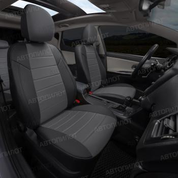 13 449 р. Чехлы сидений (экокожа/алькантара, 40/60) Автопилот  Audi A6  C5 (1997-2004) (черный/серый)  с доставкой в г. Калуга. Увеличить фотографию 7