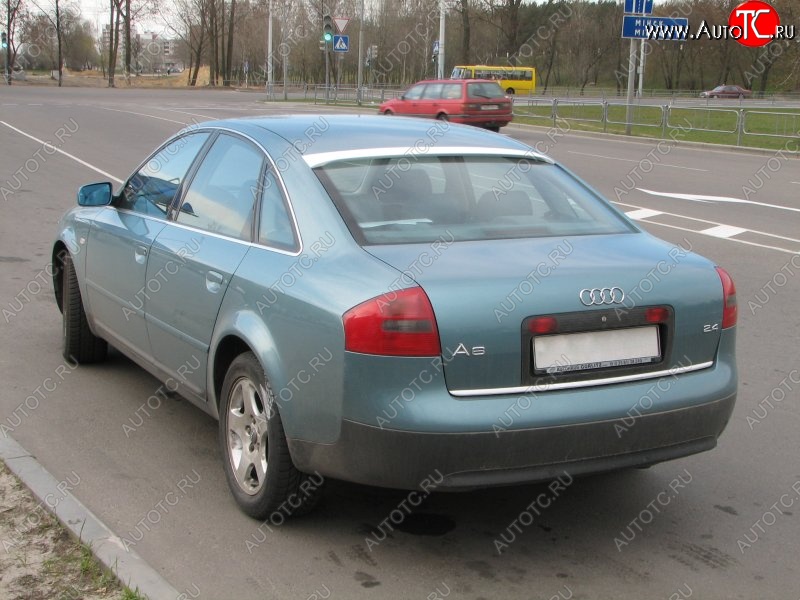 2 749 р. Козырёк на заднее стекло ZENDER  Audi A6  C5 (1997-2001) (Неокрашенный)  с доставкой в г. Калуга