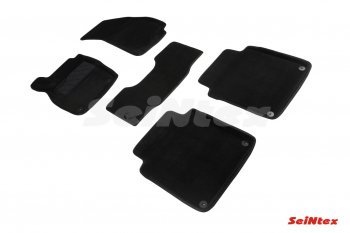 Комплект ворсовых 3D ковриков в салон Seintex Audi A8 D5 дорестайлинг (2017-2024)
