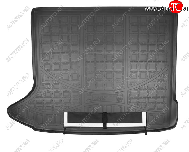 3 099 р. Коврик багажника Norplast  Audi Q3  8U (2011-2018) (Черный, с погрузочным ковриком (фартуком))  с доставкой в г. Калуга