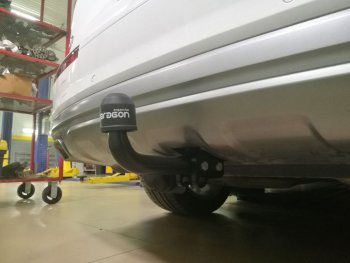 3 815 р. Фаркоп (тягово-сцепное устройство) Aragon Audi Q5 FY дорестайлинг (2017-2020) (Тип шара A)  с доставкой в г. Калуга. Увеличить фотографию 2