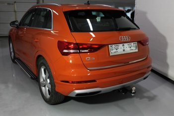 Фаркоп (тягово-сцепное устройство) TCC Audi (Ауди) Q5 (Ку5)  FY (2017-2024) FY дорестайлинг, рестайлинг  (Оцинкованный, шар E - оцинкованный)