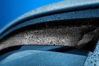 1 159 р. Дефлектора окон REIN (накладные) Audi Q5 8R рестайлинг (2012-2017)  с доставкой в г. Калуга. Увеличить фотографию 4