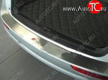 8 599 р. Защитная накладка на задний бампер (рестайлинг) СТ Audi Q5 8R дорестайлинг (2008-2012)  с доставкой в г. Калуга
