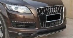 33 099 р. Накладка на передний бампер CT v2 Audi Q7 4L рестайлинг (2009-2015) (Неокрашенная)  с доставкой в г. Калуга. Увеличить фотографию 2