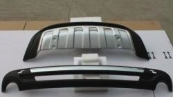 33 099 р. Накладка на передний бампер CT v2 Audi Q7 4L рестайлинг (2009-2015) (Неокрашенная)  с доставкой в г. Калуга. Увеличить фотографию 3