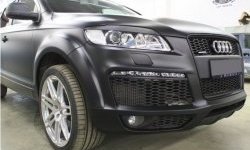 1 479 р. Реснички на фары CT Audi Q7 4L рестайлинг (2009-2015) (Неокрашенные)  с доставкой в г. Калуга. Увеличить фотографию 3