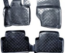 1 789 р. Комплект ковриков в салон Aileron 4 шт. (полиуретан) Audi Q7 4L дорестайлинг (2005-2009)  с доставкой в г. Калуга. Увеличить фотографию 1