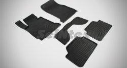 Износостойкие коврики в салон с рисунком Сетка SeiNtex Premium 4 шт. (резина) BMW 1 серия F20 хэтчбэк 5 дв. дорестайлинг (2012-2015)