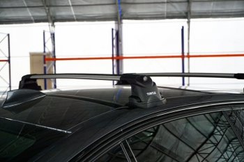 14 499 р. Багажник на крышу TURTLE Air3 Premium (в штатные места с резьбовым соединением) BMW 3 серия F34 Grand Turismo лифтбэк дорестайлинг (2012-2016) (серебро)  с доставкой в г. Калуга. Увеличить фотографию 5