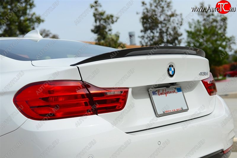 4 149 р. Спойлер багажника Performance  BMW 4 серия  F32 (2013-2020) (Неокрашенный)  с доставкой в г. Калуга