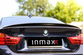 7 899 р. Лип спойлер М-Perfomance  BMW 4 серия  F32 (2013-2020) (цвет: черный глянец)  с доставкой в г. Калуга. Увеличить фотографию 3