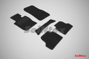 2 699 р. Комплект ворсовых ковриков в салон LUX Seintex (Xdrive)  BMW 4 серия  F32 (2013-2017) (Чёрный)  с доставкой в г. Калуга. Увеличить фотографию 1