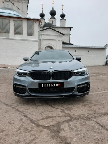 15 999 р. Сплиттер переднего бампера M-Performance  BMW 5 серия  G30 (2016-2020) (Черный глянцевый)  с доставкой в г. Калуга. Увеличить фотографию 4
