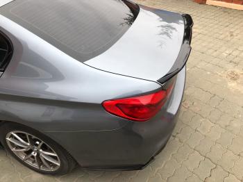 5 149 р. Накладки M-Perfomance под задний бампер (мини-лезвия) Inmax  BMW 5 серия  G30 (2016-2020) (цвет: черный глянец)  с доставкой в г. Калуга. Увеличить фотографию 9
