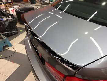 Спойлер багажника M-Performance BMW 5 серия G30 дорестайлинг, седан (2016-2020)  (черный глянцевый)