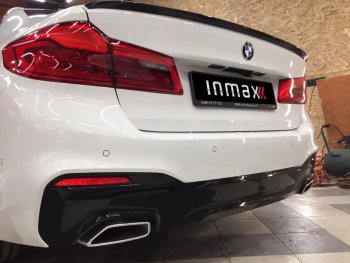 7 899 р. Спойлер багажника M-Performance BMW 5 серия G30 дорестайлинг, седан (2016-2020) (черный глянцевый)  с доставкой в г. Калуга. Увеличить фотографию 2