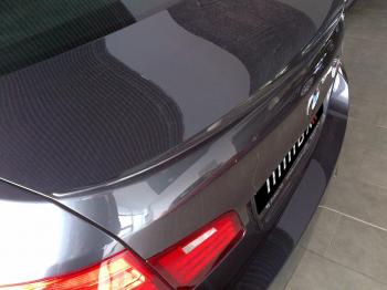 6 549 р. Лип спойлер M5  BMW 5 серия  F10 (2009-2017) (цвет: черный глянец)  с доставкой в г. Калуга. Увеличить фотографию 2