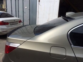 2 799 р. Козырек на заднее стекло АВТОКРАТ BMW 5 серия E60 седан дорестайлинг (2003-2007) (Неокрашенный)  с доставкой в г. Калуга. Увеличить фотографию 4
