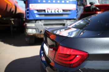 3 399 р. Лип спойлер PRO АВТОКРАТ BMW 5 серия F11 дорестайлинг, универсал (2009-2013) (Неокрашенный)  с доставкой в г. Калуга. Увеличить фотографию 5