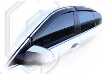 Дефлектора окон CA-Plastic BMW (БМВ) 5 серия  F10 (2009-2017) F10 седан дорестайлинг, рестайлинг, седан