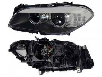 15 949 р. Левая передняя фара SAT (ксенон, LED)  BMW 5 серия  F10 (2009-2013)  с доставкой в г. Калуга. Увеличить фотографию 1