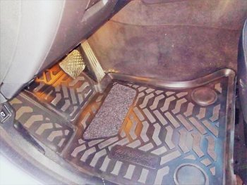 1 779 р. Комплект ковриков в салон Aileron 3D (с подпятником)  BMW 5 серия ( F11,  F10) (2009-2013)  с доставкой в г. Калуга. Увеличить фотографию 3