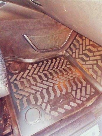 1 779 р. Комплект ковриков в салон Aileron 3D (с подпятником)  BMW 5 серия ( F11,  F10) (2009-2013)  с доставкой в г. Калуга. Увеличить фотографию 5