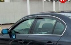999 р. Комплект дефлекторов окон (ветровиков) 4 шт. (седан) Russtal BMW 5 серия E60 седан дорестайлинг (2003-2007)  с доставкой в г. Калуга. Увеличить фотографию 1