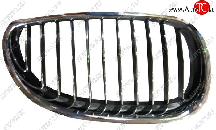 1 799 р. Правая решетка радиатора SAT (хром)  BMW 5 серия  E60 (2003-2007) (Неокрашенная)  с доставкой в г. Калуга