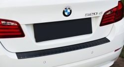 1 599 р. Накладка на задний бампер RA BMW 5 серия F10 седан дорестайлинг (2009-2013) (Поверхность шагрень)  с доставкой в г. Калуга. Увеличить фотографию 2
