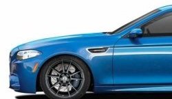 9 049 р. Пороги накладки M-Style  BMW 5 серия ( F11,  F10) (2009-2017) (Неокрашенные)  с доставкой в г. Калуга. Увеличить фотографию 3