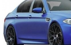 9 049 р. Пороги накладки M-Style  BMW 5 серия ( F11,  F10) (2009-2017) (Неокрашенные)  с доставкой в г. Калуга. Увеличить фотографию 1