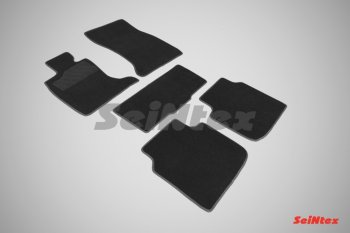 2 499 р. Комплект ворсовых ковриков в салон LUX Seintex  BMW 7 серия  F01-F04 (2008-2015)  с доставкой в г. Калуга. Увеличить фотографию 1