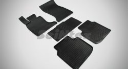 Износостойкие коврики в салон с рисунком Сетка SeiNtex Premium 4 шт. (резина) BMW (БМВ) 7 серия  F01-F04 (2008-2015) F01-F04 седан