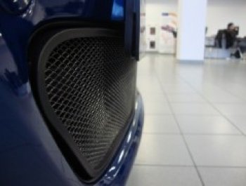3 099 р. Защитная сетка радиатора в бампер Стрелка 11 Стандарт (алюминий/пластик, 2.0i /2.0d/3.0d, AT, Base)  BMW X3  G01 (2017-2021) (Цвет: черный)  с доставкой в г. Калуга. Увеличить фотографию 5