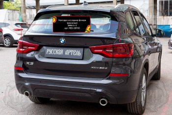 569 р. Накладки задних фонарей RA  BMW X3  G01 (2017-2021) (Неокрашенные)  с доставкой в г. Калуга. Увеличить фотографию 5