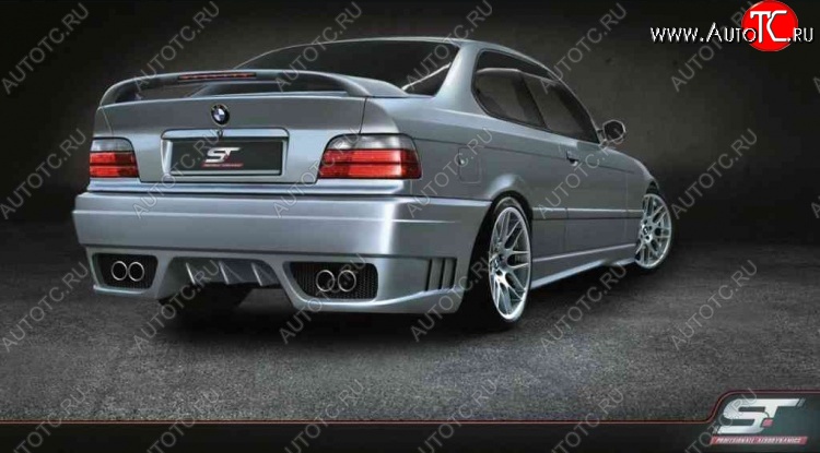 25 899 р. Задний бампер ST1 BMW 3 серия E36 седан (1990-2000)  с доставкой в г. Калуга