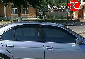 999 р. Комплект дефлекторов окон (ветровиков) 4 шт. (седан) Russtal  BMW 5 серия  E39 (1995-2003)  с доставкой в г. Калуга