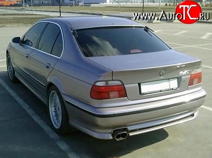 7 499 р. Накладка на задний бампер AC Schnitzer BMW 5 серия E39 седан рестайлинг (2000-2003) (Неокрашенная)  с доставкой в г. Калуга