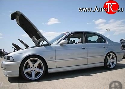 8 499 р. Пороги накладки AC Schnitzer BMW 5 серия E39 седан дорестайлинг (1995-2000) (Неокрашенные)  с доставкой в г. Калуга