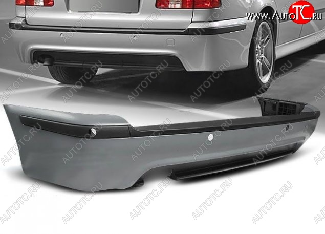 39 949 р. Задний бампер (Touring) M-pakiet BMW 5 серия E39 седан дорестайлинг (1995-2000) (Неокрашенный)  с доставкой в г. Калуга