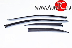 999 р. Комплект дефлекторов окон (ветровиков) 4 шт. (универсал) Russtal BMW 3 серия E46 седан дорестайлинг (1998-2001)  с доставкой в г. Калуга