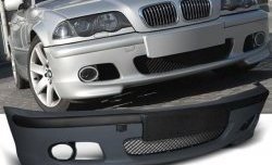 13 099 р. Передний бампер (Coupe) M-pakiet BMW 3 серия E46 седан дорестайлинг (1998-2001) (Неокрашенный)  с доставкой в г. Калуга. Увеличить фотографию 1