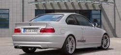 4 849 р. Лип спойлер с накладками на крылья IBHERDESIGN BMW 3 серия E46 седан дорестайлинг (1998-2001) (Неокрашенный)  с доставкой в г. Калуга. Увеличить фотографию 1