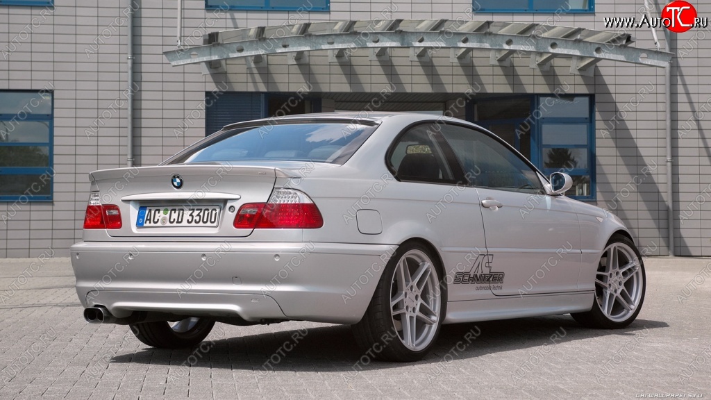 4 849 р. Лип спойлер с накладками на крылья IBHERDESIGN BMW 3 серия E46 седан дорестайлинг (1998-2001) (Неокрашенный)  с доставкой в г. Калуга
