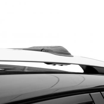 10 199 р. Багажник в сборе LUX Хантер L46 Ford Ranger RapCab дорестайлинг (2011-2016) (аэро-трэвэл (104-114 см), серый)  с доставкой в г. Калуга. Увеличить фотографию 8