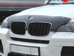 699 р. Дефлектор капота NovLine BMW X6 E71 рестайлинг (2012-2014)  с доставкой в г. Калуга. Увеличить фотографию 1